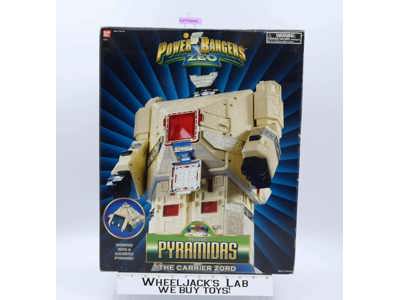 Deluxe Pyramidas The Carrier Zord Power Rangers ZEO 1995 MIB Bandai