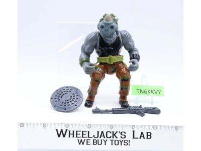 Rocksteady SOFT HEAD Teenage Mutant Ninja Turtles TMNT Playmates 1988 Vintage