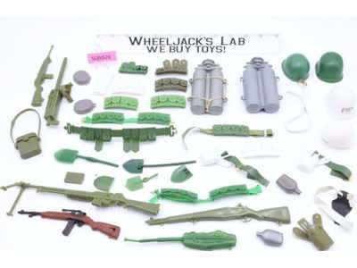 Lot of 59 KNOCK-OFF ACCESSORIES For 12 " Action Figures G.I. Joe Vintage