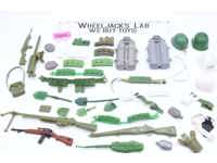 Lot of 59 KNOCK-OFF ACCESSORIES For 12 " Action Figures G.I. Joe Vintage