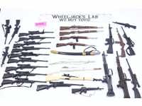 Lot of 38 Guns & 1 Sword For 12 " Action Figures G.I. Joe Vintage