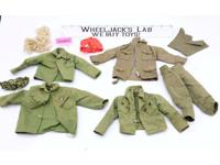 Lot of 31 Pieces of Clothing For 12 " & 1 Net Action Figures G.I. Joe Vintage