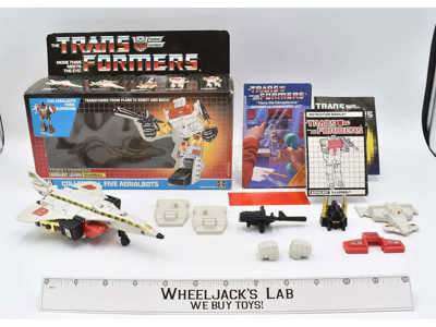 Silverbolt MIB 100% Complete 1986 Vintage G1 Transformers Hasbro Action Figure