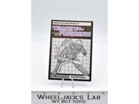 Astrotrain Instructions Manual Booklet 1985 Hasbro G1 Transformers Vintage