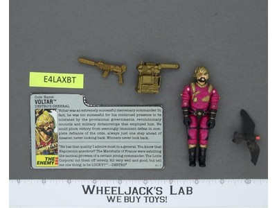 Voltar V1 100% Complete G.I. Joe 1988 Hasbro Vintage Action Figure