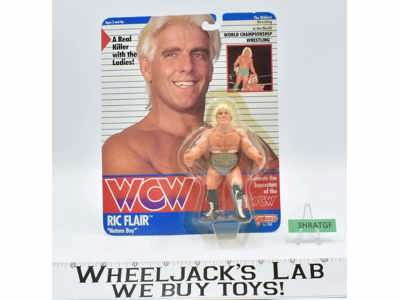 Ric Flair Nature Guy NEW MOSC WCW 1990 Galoob 5" Wrestling Action Figure