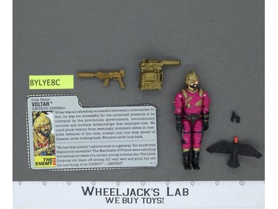 Voltar V1 100% Complete G.I. Joe 1988 Hasbro Vintage Action Figure