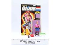 Zarana V1 100% Complete W/CARDBACK 1986 GI Joe Hasbro Vintage Action Figure