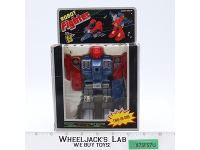 Robot Fighter Topspin No. 8903 W/Box & Insert 1984 Madison LTD. Vintage Figure