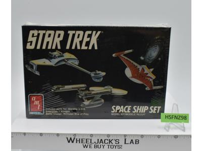 Space Ship Set Star Trek AMT Ertl 1989 Vintage Model Kit NEW MISB