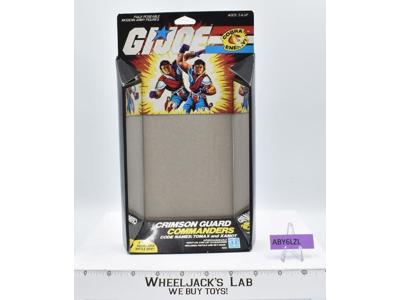 NICE BOX ONLY Tomax & XAMOT Crimson Guard Commanders 1985 GI Joe Hasbro Vintage