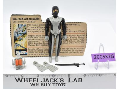 Torpedo V1 100% Complete G.I. Joe 1983 Hasbro Vintage Action Figure