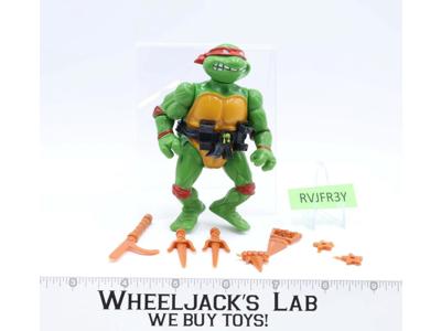 Raphael HARD HEAD 100% Complete Teenage Mutant Ninja Turtle 1988 Playmates