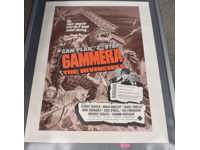 Gamera the Invincible 1966 Sci-fi/Horror Movie Poster 31x41