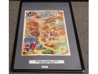 Airlandia Map Poster Air Raiders The Power is in the Air 1987 Hasbro 18 x 24
