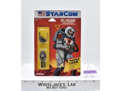 SGT. Von Rodd Starcom 1986 Coleco Vintage Action Figure NEW MOSC SEALED