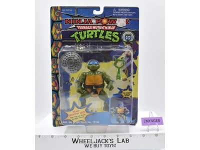 Head Droppin' Leo Teenage Mutant Ninja Turtles Ninja Power TMNT Playmates MOSC