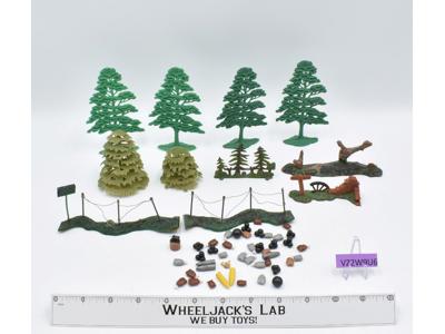 Lot of Trees/Landscape for Mini Figurines 1970-80's Britain's LTD Starlux Merten