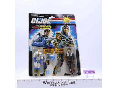 Maverick & Blocker GI Joe Battle Force 1987 Hasbro Figure NEW MOSC SEALED