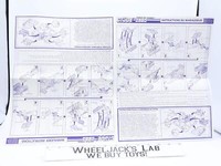 Marauder 1987 ORIGINAL Instructions / Blueprints G.I. Joe Hasbro Action Figure