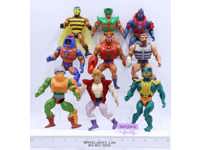 Lot of 9 He-Man Masters Of The Universe MOTU Vintage 1980's Mattel Figures