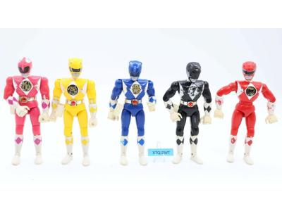 Lot of 5 Power Rangers 1994 8" Bandai Action Figures