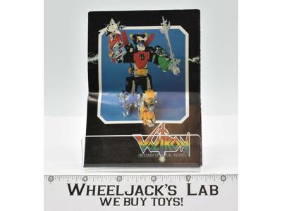 Voltron Defender Of The Universe Brochure Panosh Place Vintage 1980's