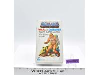 War & Conquer Giant Card Games 2 in 1 Masters Of the Universe MOTU 1983 Golden