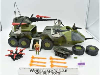 Rolling Thunder W/ Armadillo 100% Complete 1988 G.I. Joe Vintage Hasbro Vehicle