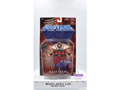 Ram Man Gold Var. He-man 200x Masters Of The Universe MOTU 2002 Mattel NEW MOSC