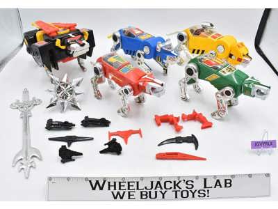 Lion Force Set Voltron 1984 LJN Toys Robot Action Figure Vintage