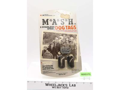 MASH 2 Stainless Steel Dog Tags Tristar International, Ltd. 1981 Vintage MOSC