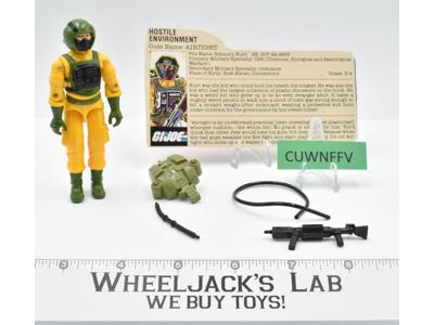 Airtight V1 100% Complete G.I. Joe 1985 Hasbro Vintage Action Figure