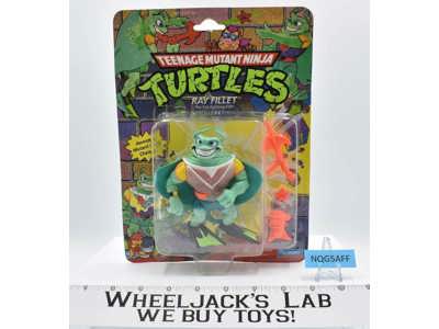 Ray Fillet NEW MOSC 1990 Teenage Mutant Ninja Turtles Playmates TMNT Figure