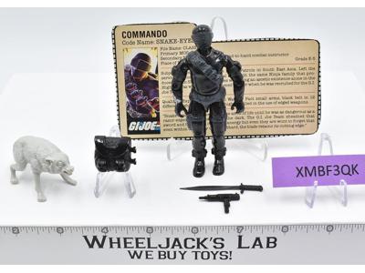 Snake Eyes V2 100% Complete G.I. Joe 1985 Hasbro Vintage Action Figure