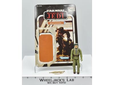Rebel Commando 100% Complete 65 Back ROTJ Star Wars Kenner 1983 NO REPRO