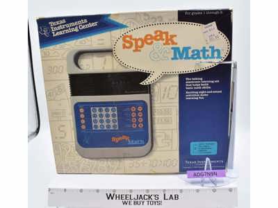 Speak and Math Electronic Game 1980 Texas Instruments