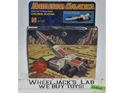 Colonial Scarab Ship 100% Complete W/Box Battlestar Galactica 1978 Mattel