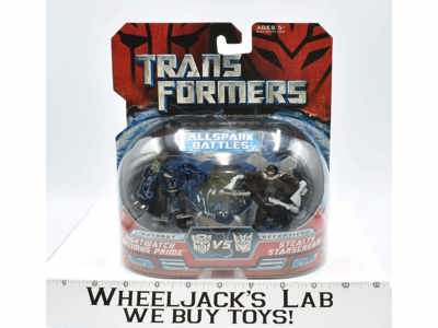 Optimus Prime vs Starscream Transformers Allspark Battles 2007 Hasbro NEW MISB