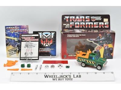 Hoist w Box 100% Complete 1985 Vintage Hasbro G1 Transformers Action Figure
