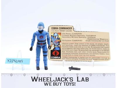 Cobra Commander V1 Straight Arms 100% Complete 1982 G.I. Joe Hasbro Vintage