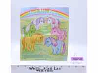 My Little Pony Poster MLP G1 1985 Hasbro 8in x 7in Promo Flyer