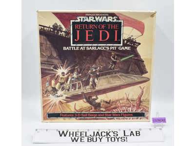 Battle At Sarlacc's Pit Board Game Star Wars ROTJ 1983 Parker Bros Game