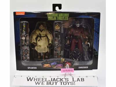 Splinter & Shredder Teenage Mutant Ninja Turtles NEW MISB Neca 2020