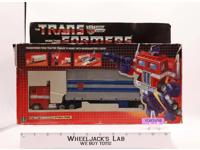 Optimus Prime LIGHT BLUE 100% Complete W/Box 1984 Vintage G1 Transformers