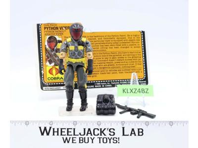 Python Patrol Viper V2 100% Complete G.I. Joe 1989 Hasbro Vintage Action Figure