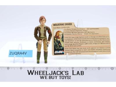 Cover Girl V1 100% Complete G.I. Joe 1983 Hasbro Vintage Action Figure