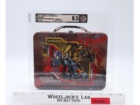 Optimus Prime Bumblebee Lunch Box AFA GRADED 8.5 Transformers 2011 Tin Box Co.