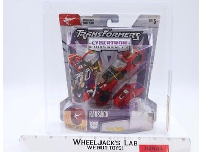 Ransack Scout Class AFA GRADED U85 Transformers Cybertron 2005 Hasbro SEALED