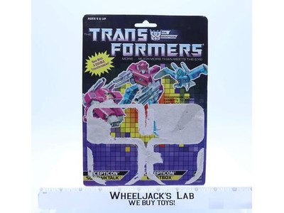 Squalktalk & Beastbox Cardback 1988 Vintage Hasbro G1 Transformers Action Figure